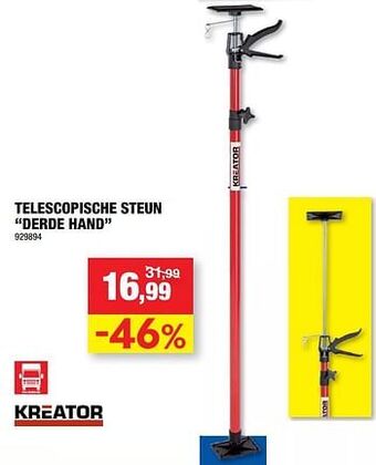 Hubo Telescopische steun derde hand aanbieding