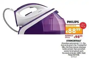 Trafic Stoomcentrale philips hi5919-30 aanbieding
