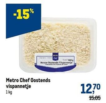 Makro Metro chef oostends vispannetje aanbieding