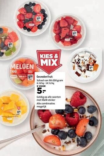 Jumbo Gesneden fruit aanbieding