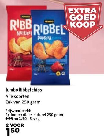Jumbo Jumbo ribbel naturel aanbieding