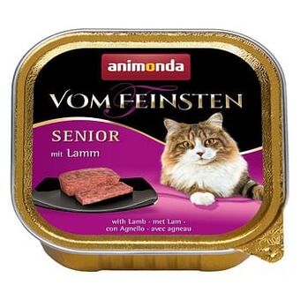Zooplus 6x100g Senior met Gevogelte Animonda Vom Feinsten Kattenvoer aanbieding