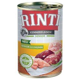 Zooplus RINTI Senior "Kennerfleisch" 6 x 400 g - 6 x 800 g Rund aanbieding