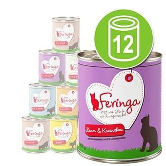 Zooplus 12x800g Menu Duo-Soorten Gevogelte Feringa Kattenvoer aanbieding
