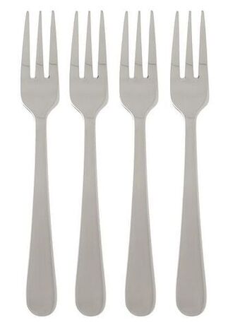 HEMA HEMA Gebaksvorkjes Sydney - 4 Stuks (zilver) aanbieding
