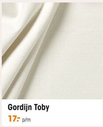 Kwantum Gordijn Toby Wit aanbieding