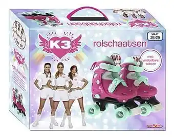 Dreamland Rolschaatsen K3 maat 26-29 aanbieding