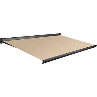 Brico Domasol zonnetent manueel ’Factor 10-A’ beige 500 x 300 cm aanbieding