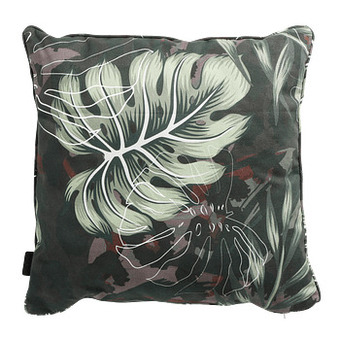 Brico Madison kussen Elvira grijs 50x50cm aanbieding