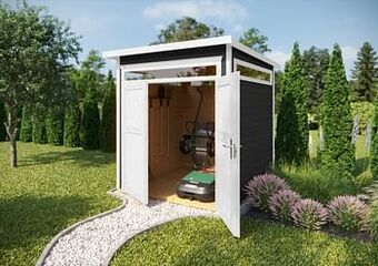 Brico Weka tuinhuis 265 GR1 antraciet 115x205cm aanbieding