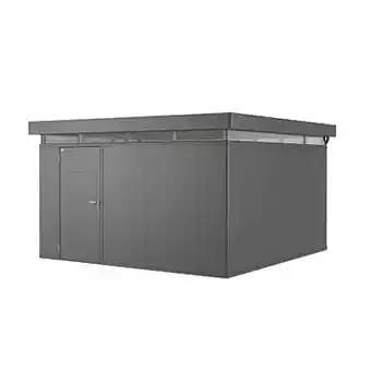 Brico Biohort CasaNova 400x400cm donkergrijs metallic deur links aanbieding