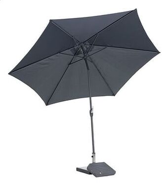 Dreamland Aluminium parasol diameter 3,5 m grijs aanbieding