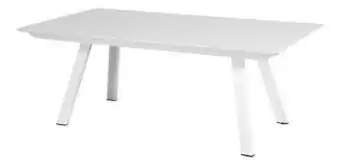 Dreamland Ocean verlengbare tuintafel Lanna wit L 200 x B 110 cm aanbieding