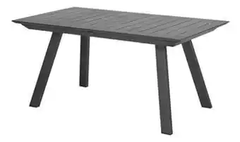 Ocean verlengbare tuintafel Lanna charcoal L 160 x B 90 cm