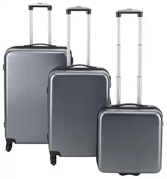 HEMA HEMA Koffer - 67x44x25 - Recycled PET - Grijs (antraciet) aanbieding