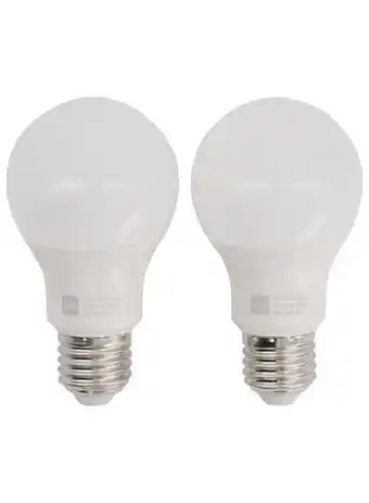 HEMA HEMA LED Lamp 60W - 806 Lm - Peer - Mat - 2 Stuks (wit) aanbieding