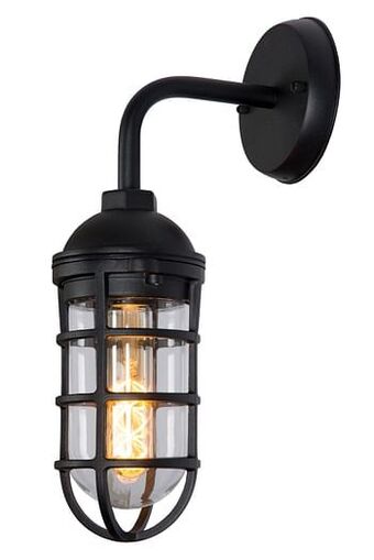 Brico Lucide wandverlichting Limal zwart E27 aanbieding