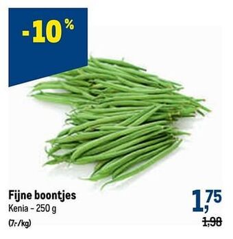 Makro Fijne boontjes aanbieding