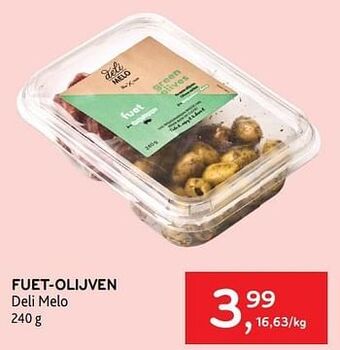Alvo Fuet-olijven deli melo aanbieding