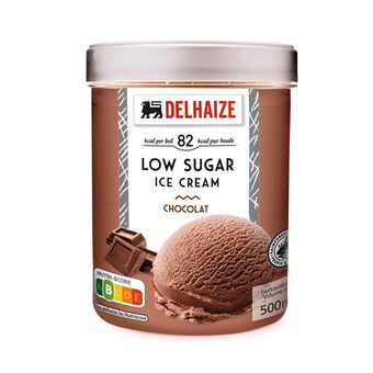 Delhaize Roomijs | Chocolade | Low sugar aanbieding