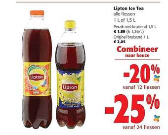 Colruyt Lipton Ice Tea aanbieding