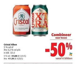 Colruyt Cristal Alken aanbieding