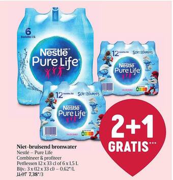 Niet Bruisend Bronwater