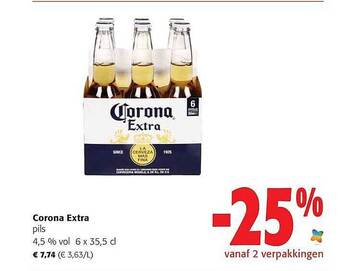 Colruyt Corona Extra Pils aanbieding