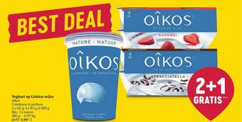 Delhaize Yoghurt Op Griekse Wijze aanbieding