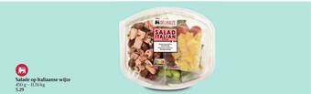 Delhaize Salade Op Italiaanse Wijze aanbieding