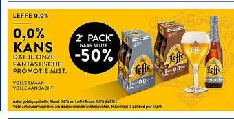Prik en Tik Leffe Blond, Bruin aanbieding