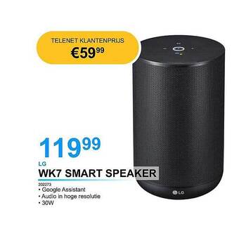 AUVA Lg Wk7 Smart Speaker aanbieding
