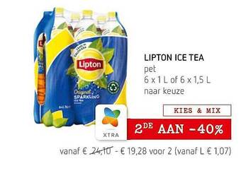Spar Colruyt Lipton Ice Tea aanbieding