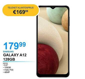 AUVA Samsung Galaxy A12 128gb aanbieding
