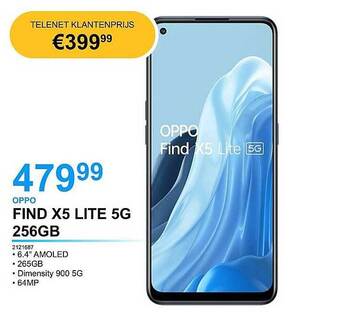 AUVA Oppo Find X5 Lite 5g 256gb aanbieding