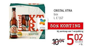 Spar Colruyt Cristal Xtra aanbieding