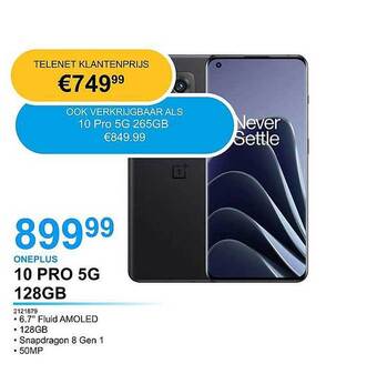 AUVA Oneplus 10 Pro 5g 128gb aanbieding