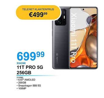 AUVA Xiaomi 11t Pro 5g 256gb aanbieding