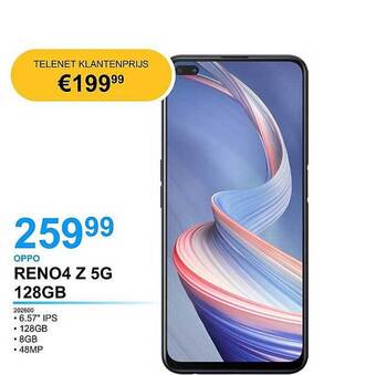 AUVA Oppo Reno4 Z 5g 128gb aanbieding