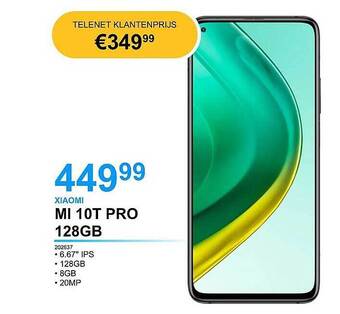 AUVA Xiaomi Mi 10t Pro 128gb aanbieding