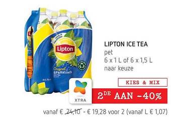 Spar Lipton Ice Tea aanbieding