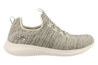 Berca Shoes Skechers Sneaker Laag Dames - Beige aanbieding