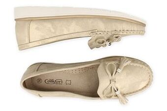 Berca Shoes Soft Comfort Mocassin Dames - Goud aanbieding