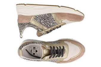 Berca Shoes Mode-Mania Sneaker Laag Dames Trend Dierneprint - Multicolor aanbieding