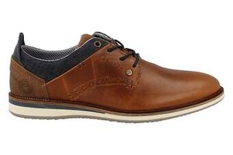 Berca Shoes Bullboxer Veterschoen Heren - Cognac aanbieding