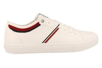 Berca Shoes Levi’s Sneaker Laag Heren Woodward College Comfort Footbed - Wit aanbieding