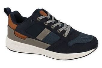 Berca Shoes Bm Footwear Sneaker Laag Heren - Blauw aanbieding