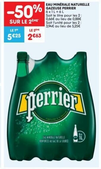 Eau Minerale Naturelle Gazeuse Perrier
