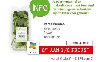 Spar Colruyt Verse Kruiden aanbieding