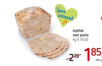 Spar Colruyt Kipfilet Met Pesto aanbieding